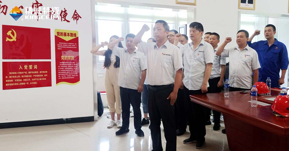 维多利亚老品牌vic特瓷党支部组织寓目庆祝中国共产党建设100周年大会现场直播