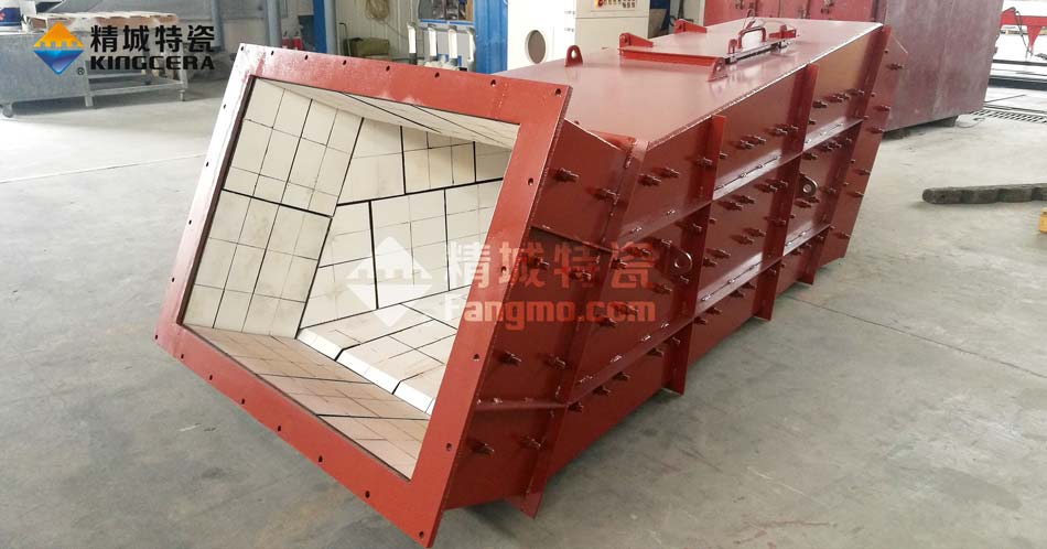 维多利亚老品牌vic特瓷溜槽耐磨陶瓷衬板