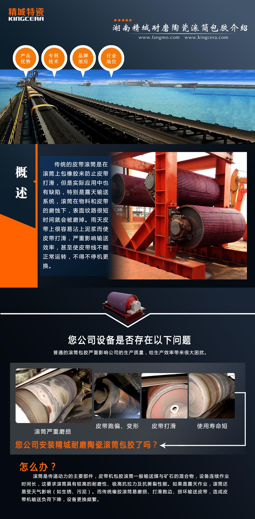 湖南维多利亚老品牌vic耐磨陶瓷滚筒包胶